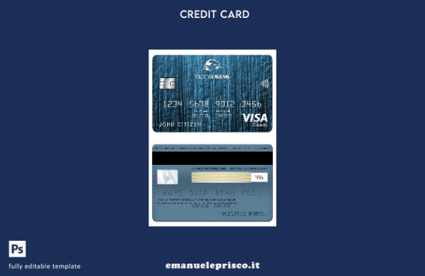 stile verificato Modello di carta classica per visto Moldavia Victoriabank